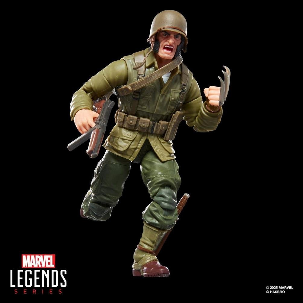 Figura Wolverine Wwii Logan Marvel Legends Series 15cm