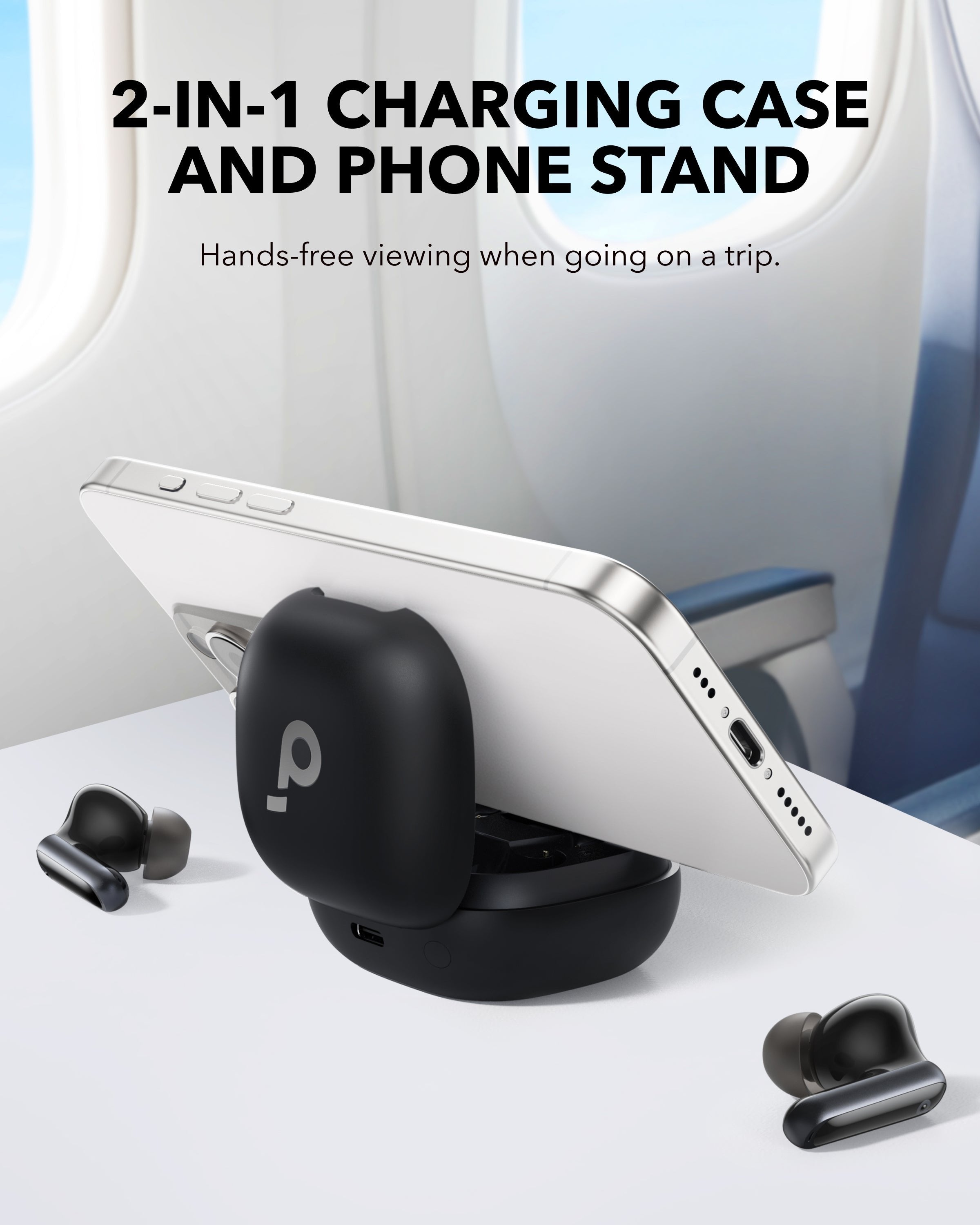EAN 0194644186883 - Soundcore P40i Auriculares Inalámbrico Dentro de oído Llamadas/Música/Deporte/Uso diario Bluetooth Negro imagen 6