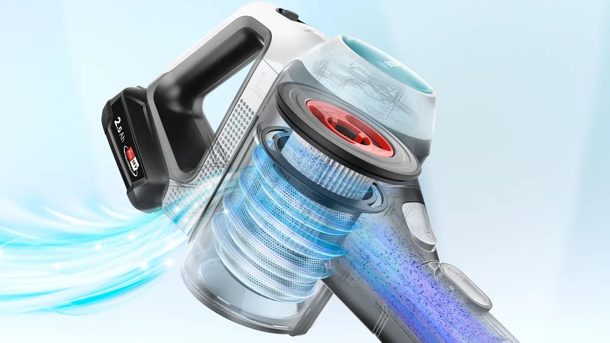 EAN 4242005517626 - Bosch BSS712XHYG aspiradora de pie y escoba eléctrica Aspiradora escoba 2 en 1 Batería Secar HEPA Sin bol imagen 7