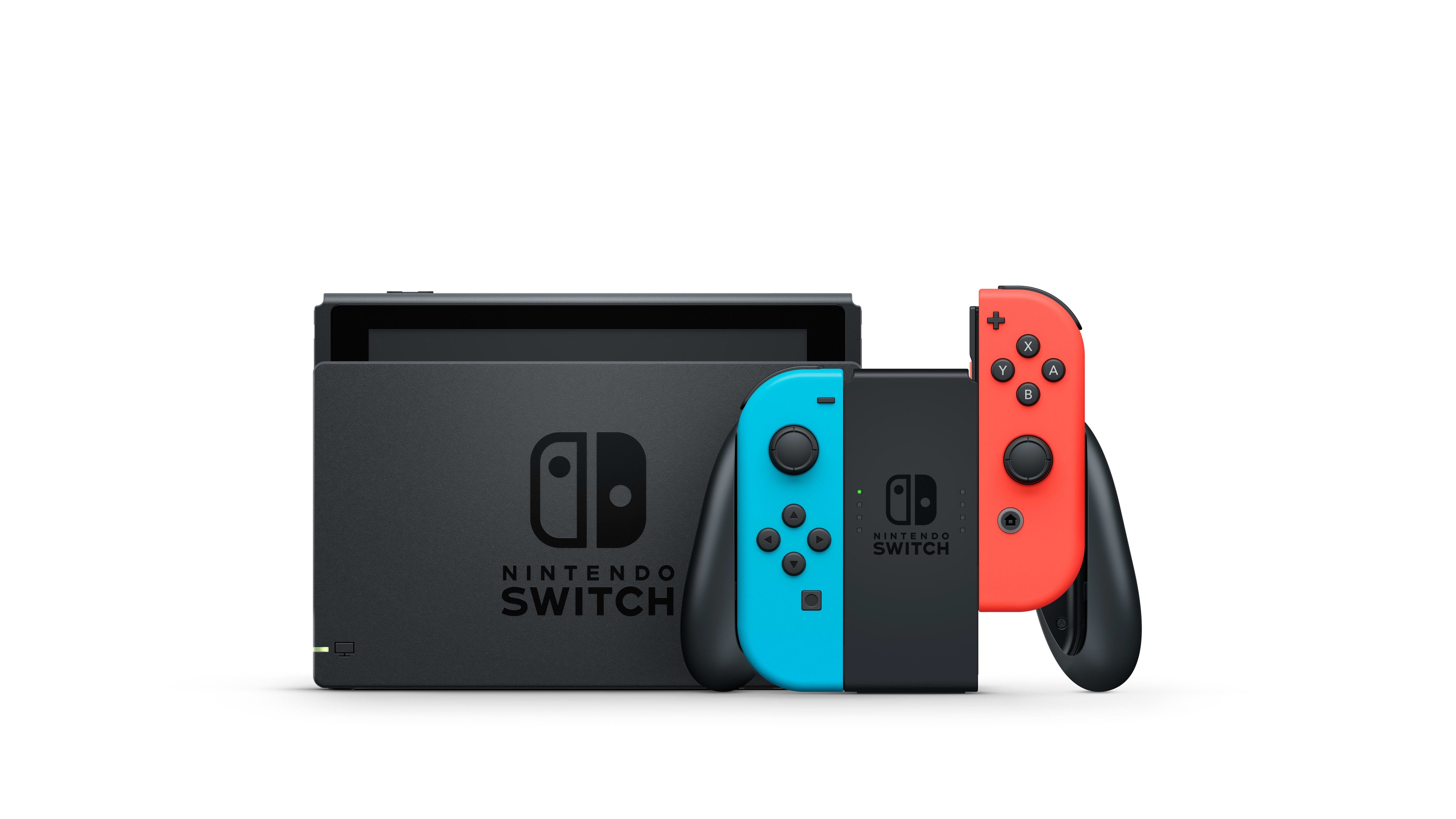 Nintendo Switch Azul Neón Rojo Neón 2022 2 Mandos Joy-Con
