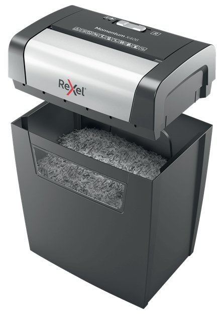 EAN 5028252523189 - Rexel Momentum X406 triturador de papel Corte en partículas 70 dB Azul, Gris imagen 3