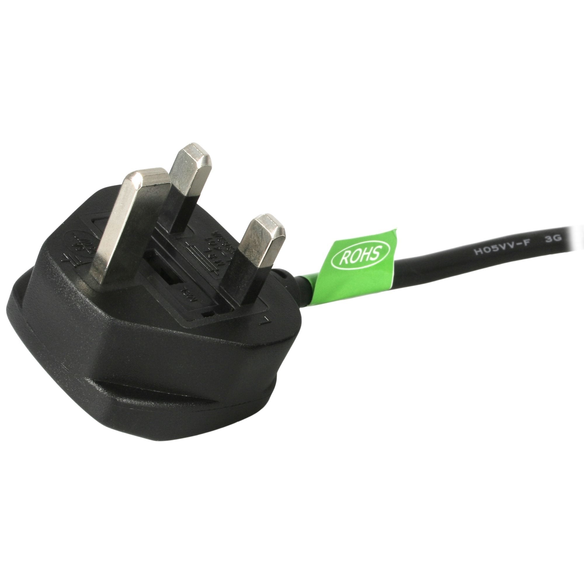 Startech.Com Cable De 1,8m De Alimentación De Ordenador, 18awg, Bs 1363 A C13, 10a 250v, Cable De Alimentación De Repuesto, Cable De Tv/Monitor, Adaptador De Corriente Para El Reino Unido