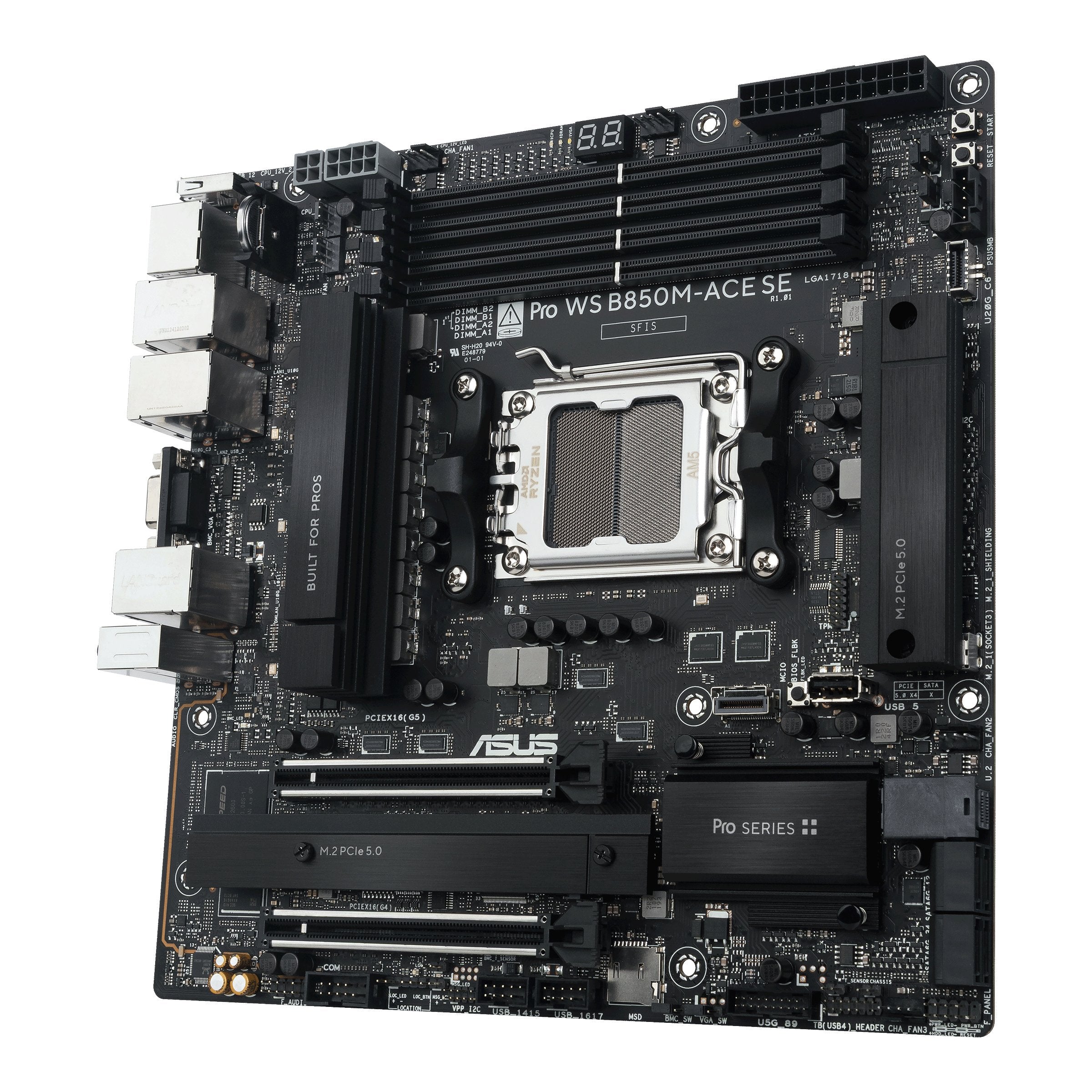 EAN 4711636258753 - ASUS PRO WS B850M-ACE SE AMD B850 Zócalo AM5 micro ATX imagen 4