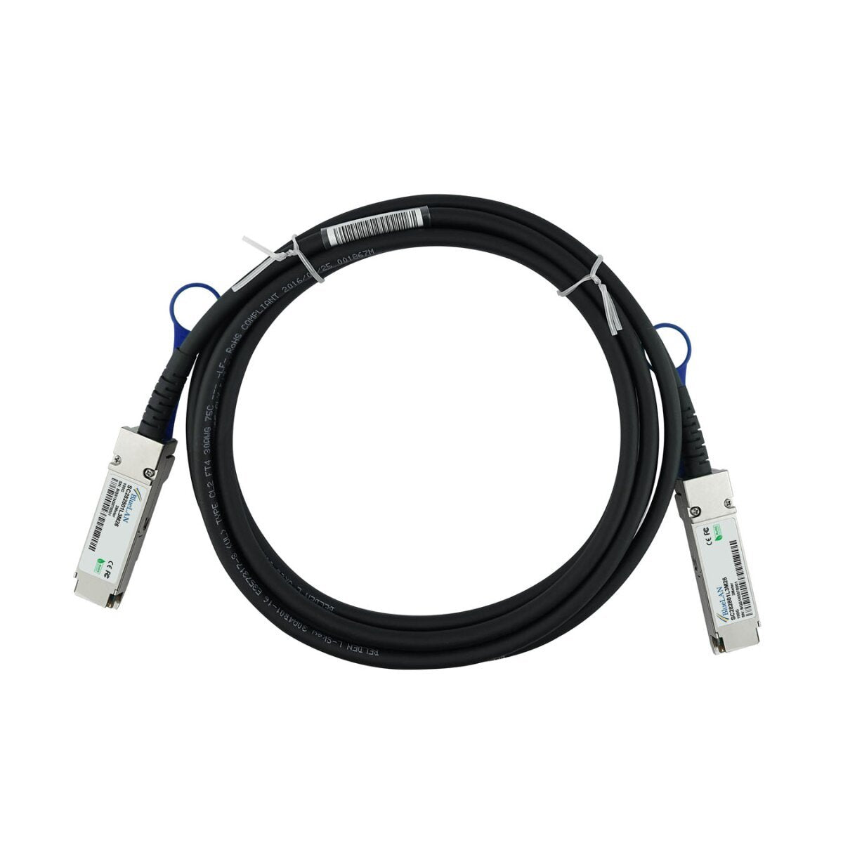 Dac-Q28-100g-3m Infiniband Cable Qsfp28 Negro (Dac-Q28-100g-3m-Bl)