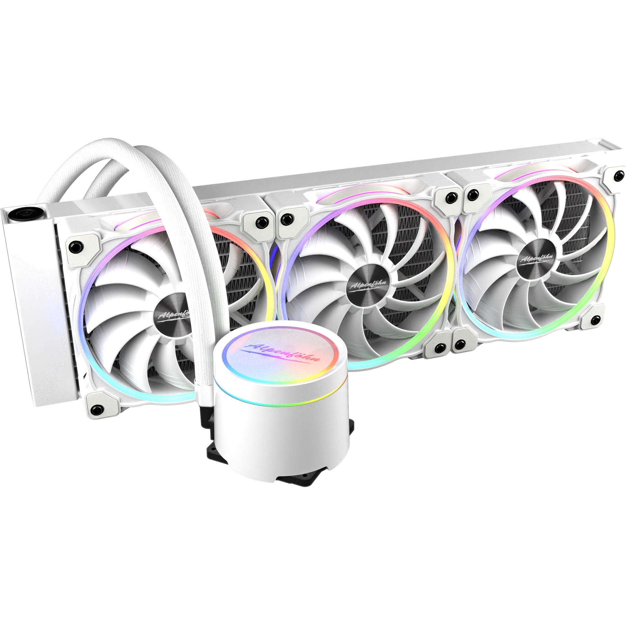 Alpenföhn 360 White Rgb Refrigeración Por Agua, Blanco