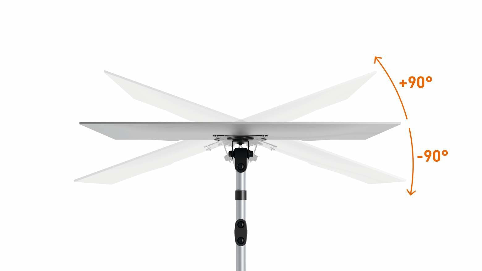 Durable 509423 Soporte Para Monitor 68,6 Cm (27") Abrazadera Plata