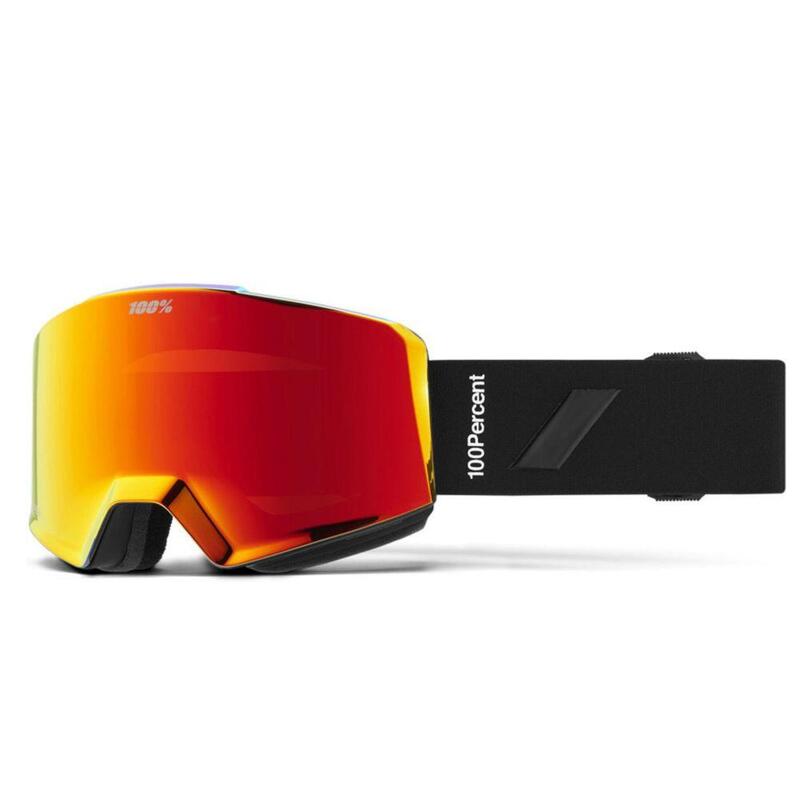 100percent Snow - Norg Hiper Essential Black Red Ml Mirror