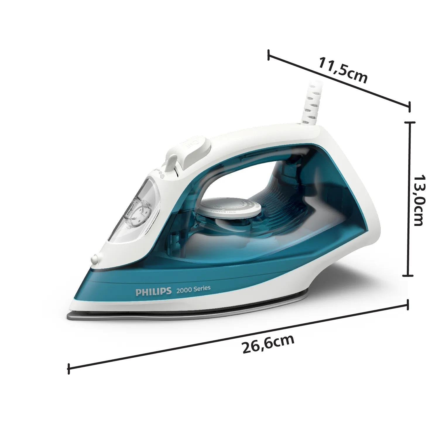 EAN 8720389044595 - Philips 2000 series DST2010/20 plancha Plancha a vapor Suela antiadherente 2000 W Gris imagen 6