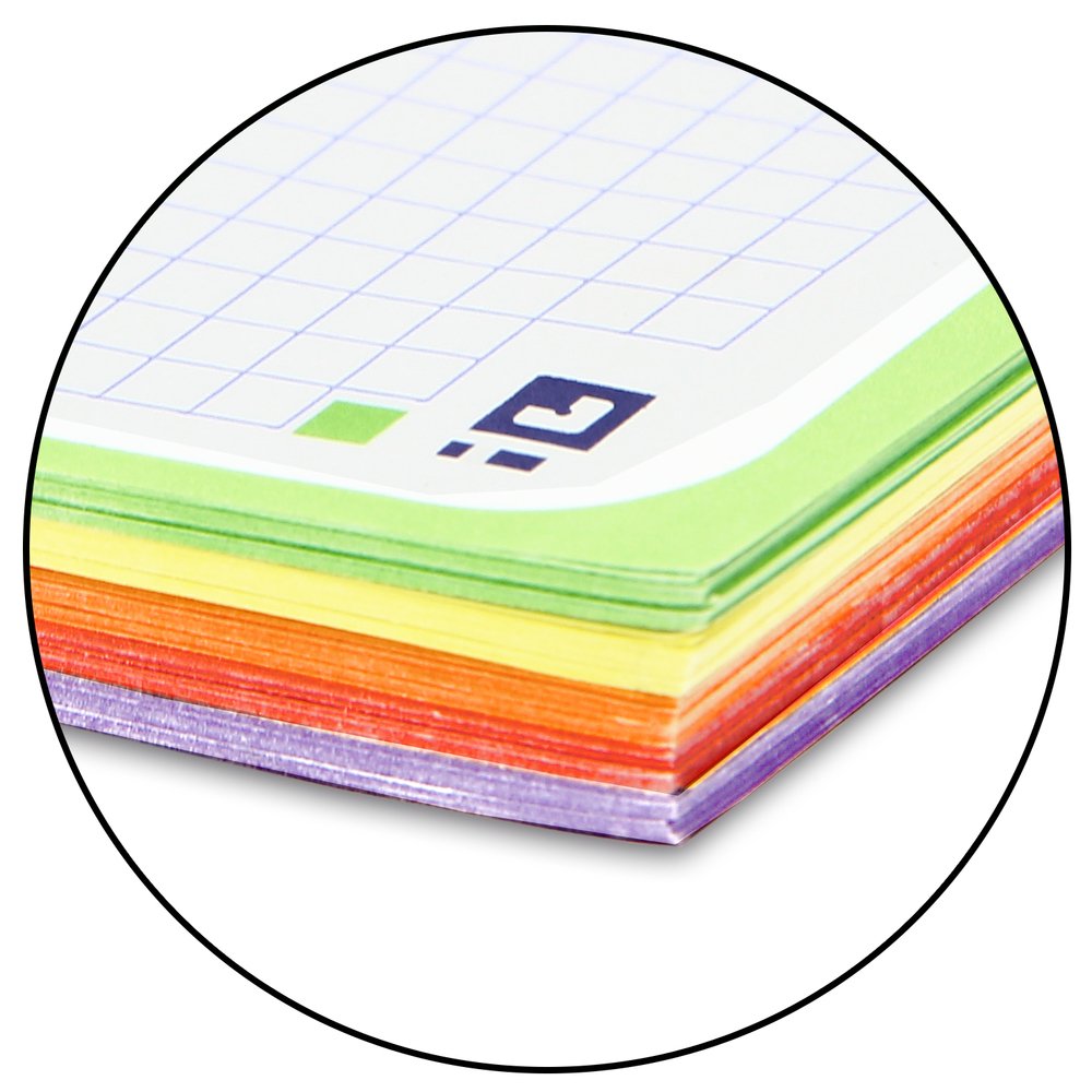 Oxford Cuaderno Europeanbook 5 Microperforado 120 Hojas (50% Gratis) 5x5 Tapas De Plástico Lagoon A4+ Colores -5u-