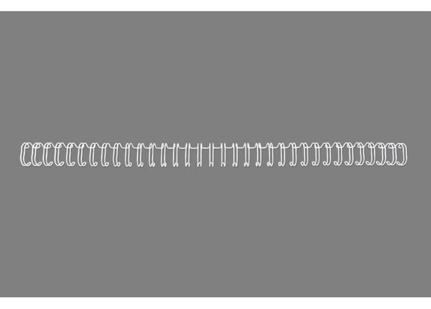 Gbc Wirebind Pack De 100 Alambres De Encuadernacion 8mm Para Paso 3:1 Redondo O Cuadrado - Formato A4 - Para 34