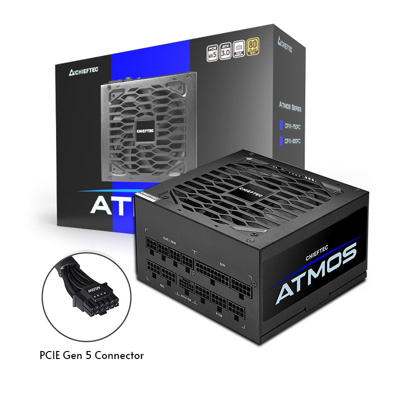 EAN 0753263078407 - Chieftec Atmos unidad de fuente de alimentación 850 W 20+4 pin ATX ATX Negro imagen 5
