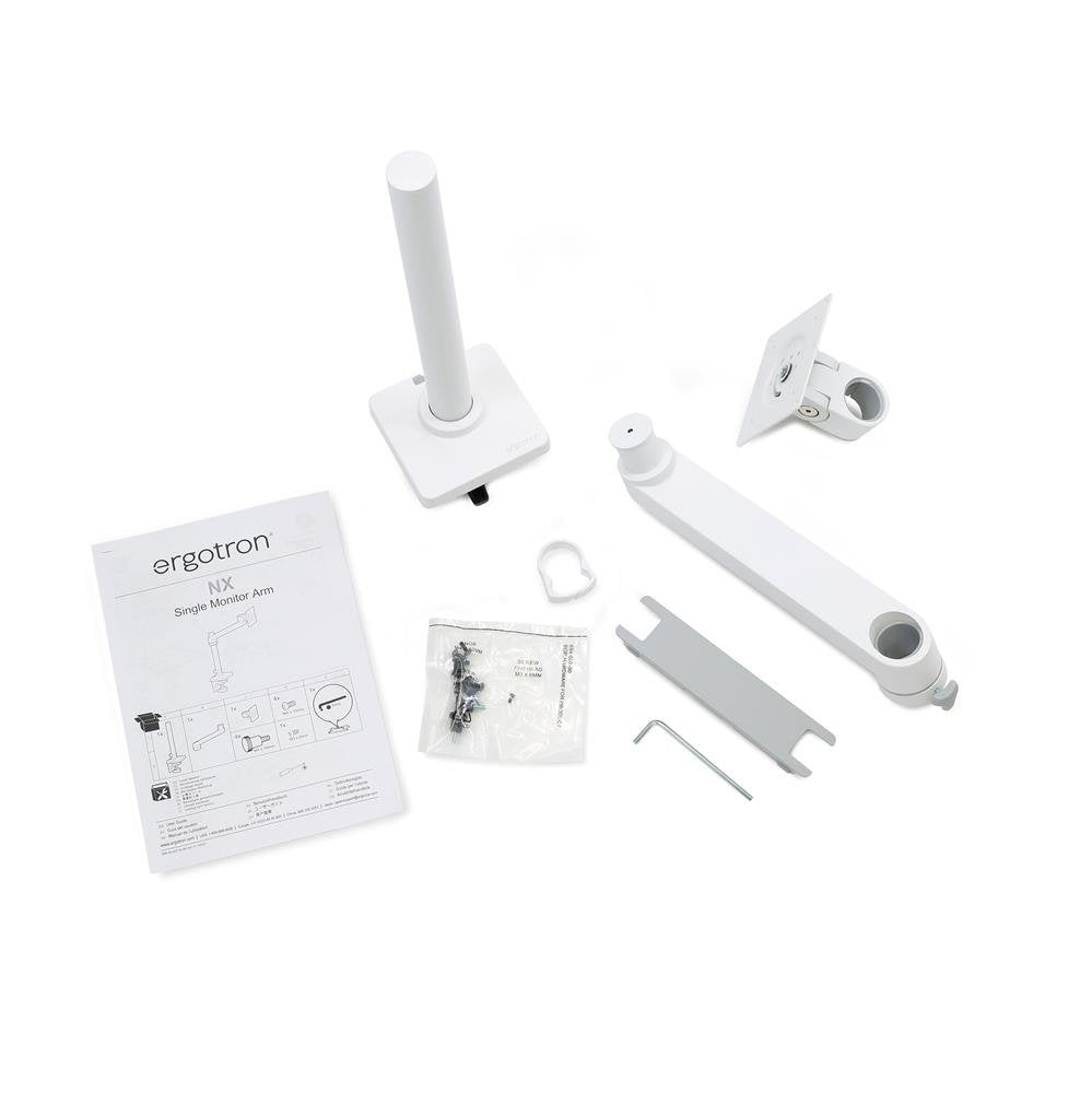 EAN 0698833089530 - Ergotron NX Series NX MONITOR ARM WHITE 86,4 cm (34") Escritorio Negro, Blanco imagen 9