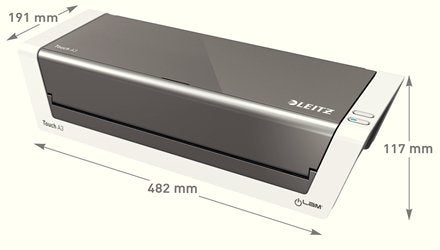 Leitz 74744000 Laminador Laminadora Térmica 1000 Mm/Min Antracita, Blanco