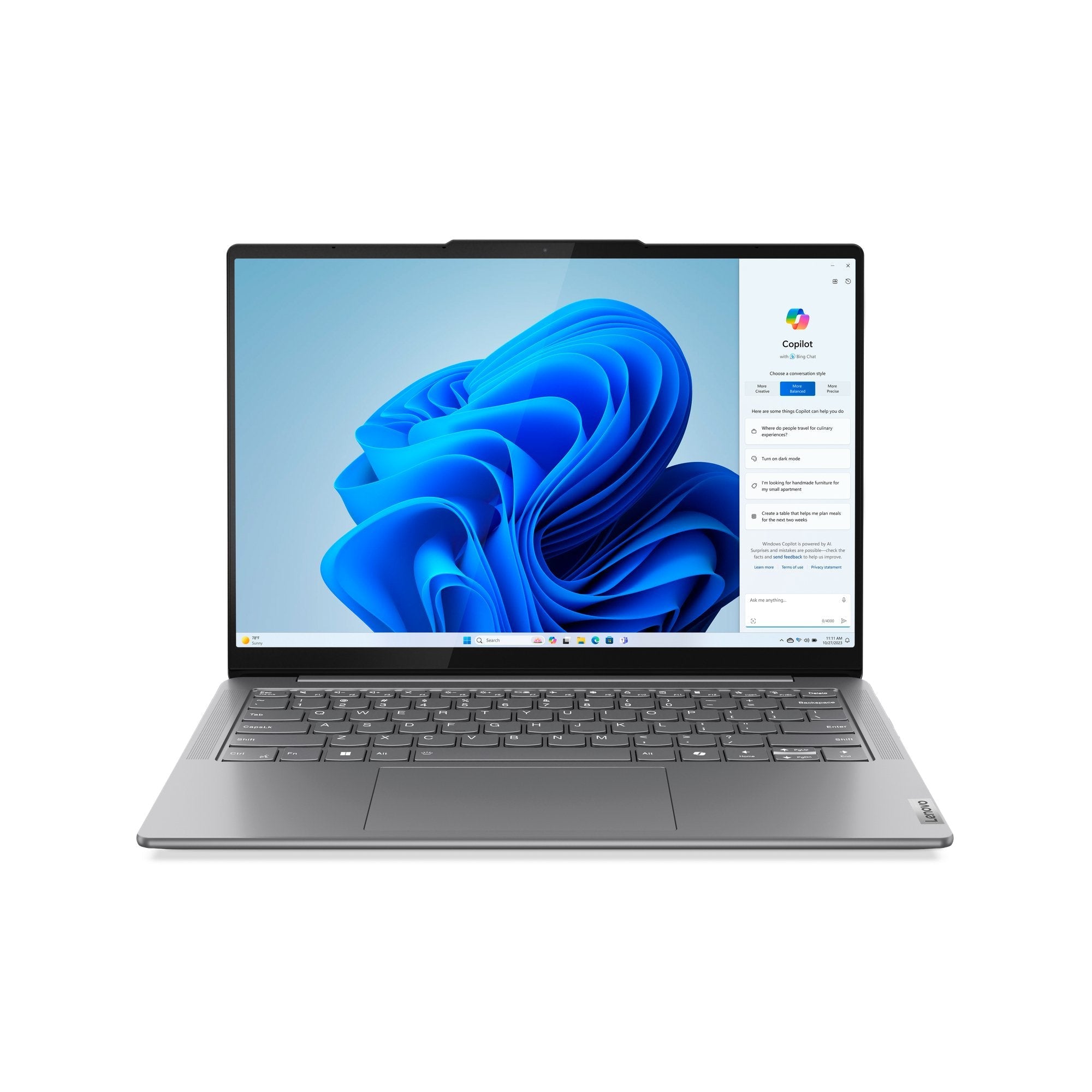 Portatil Lenovo Yoga Slim 7 14imh9 14" 7 155h Wuxga 32 Gb Lpddr5x-Sdram 1 Tb Ssd W11 Home Español Gris