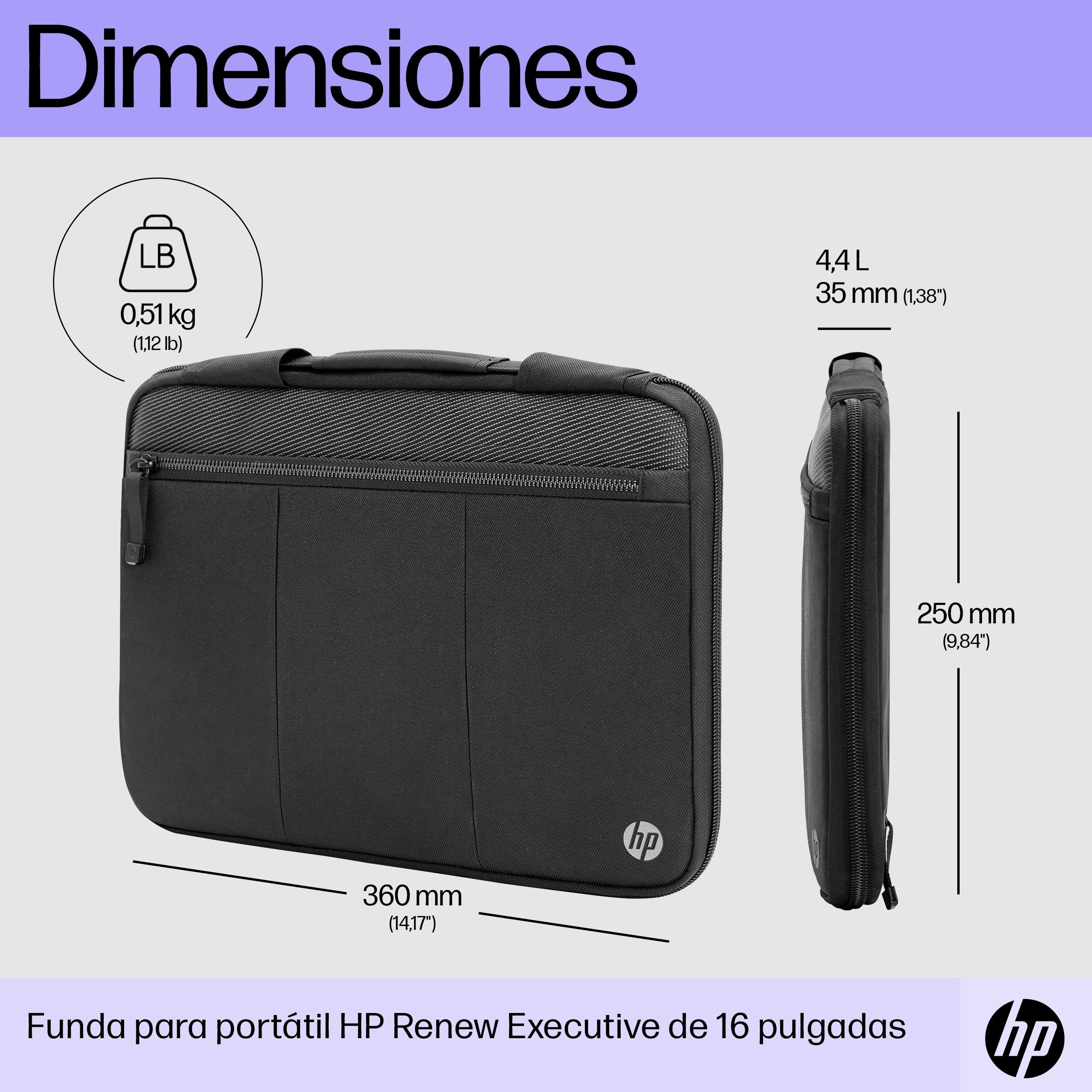 EAN 4573595784977 - HP Renew Executive 14.1 Laptop Sleeve 35,8 cm (14.1") Negro imagen 3