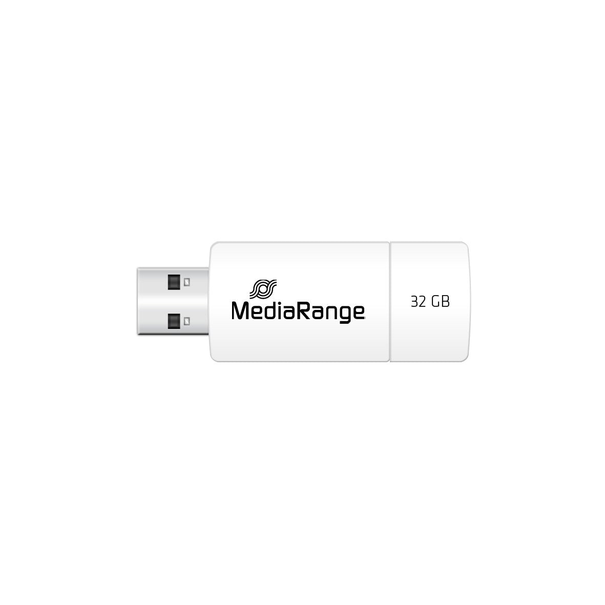 Pendrive Mediarange 32gb Usb 2.0 Slider Verde
