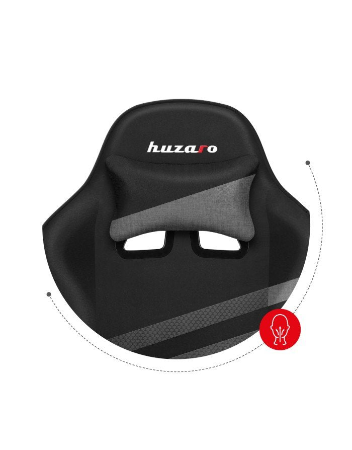 EAN 5903796013177 - Huzaro FORCE 4.4 Silla para videojuegos de PC Asiento (de seguridad) de butaca Negro, Gris imagen 9