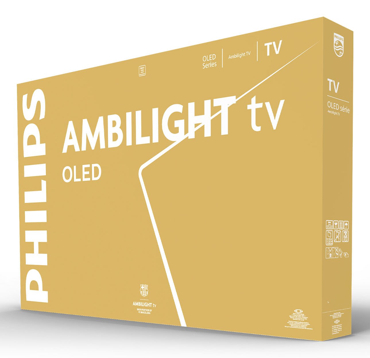 Televisor 194cm 77" (3840x2160) Philips 77oled810 12 16:9 Oled 144hz 4x Hdmi 2.1 2x Usb Lan Wlan Ambilight Google Tv Hdr10+ Dolby Vision Negro