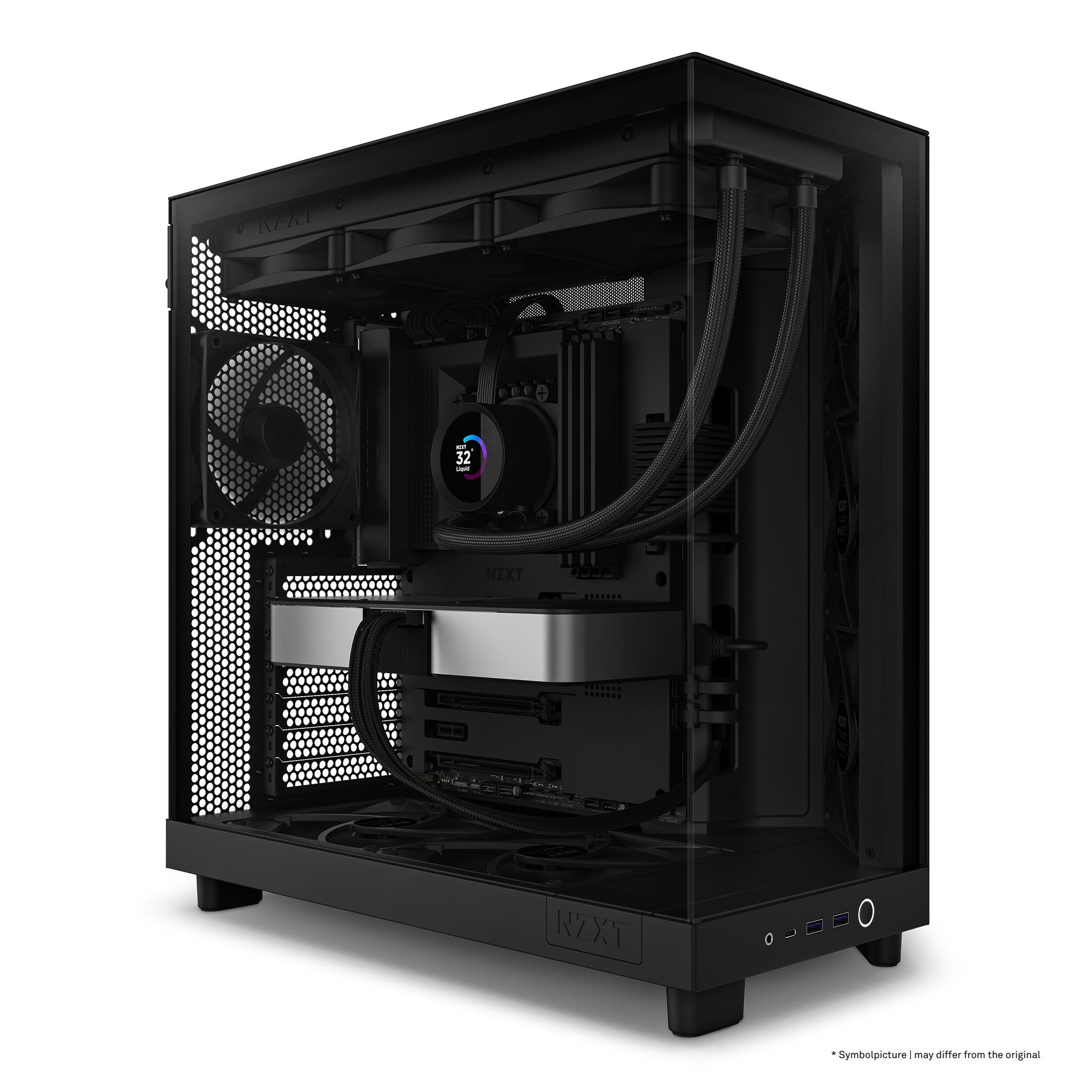 EAN 5056547204055 - NZXT H6 Flow Midi Tower Negro imagen 5