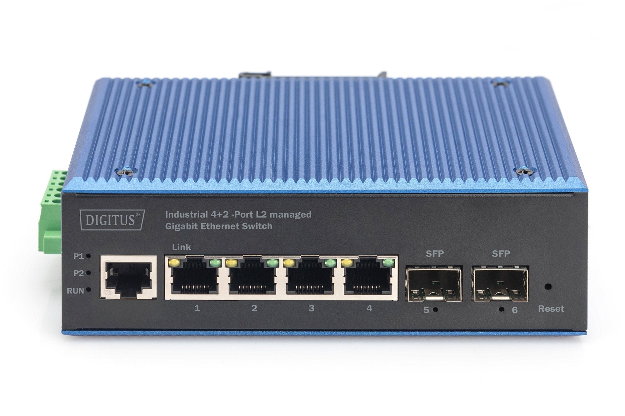 Digitus Switch Gigabit Ethernet Industrial L2 De 4+2 Puertos, Managed