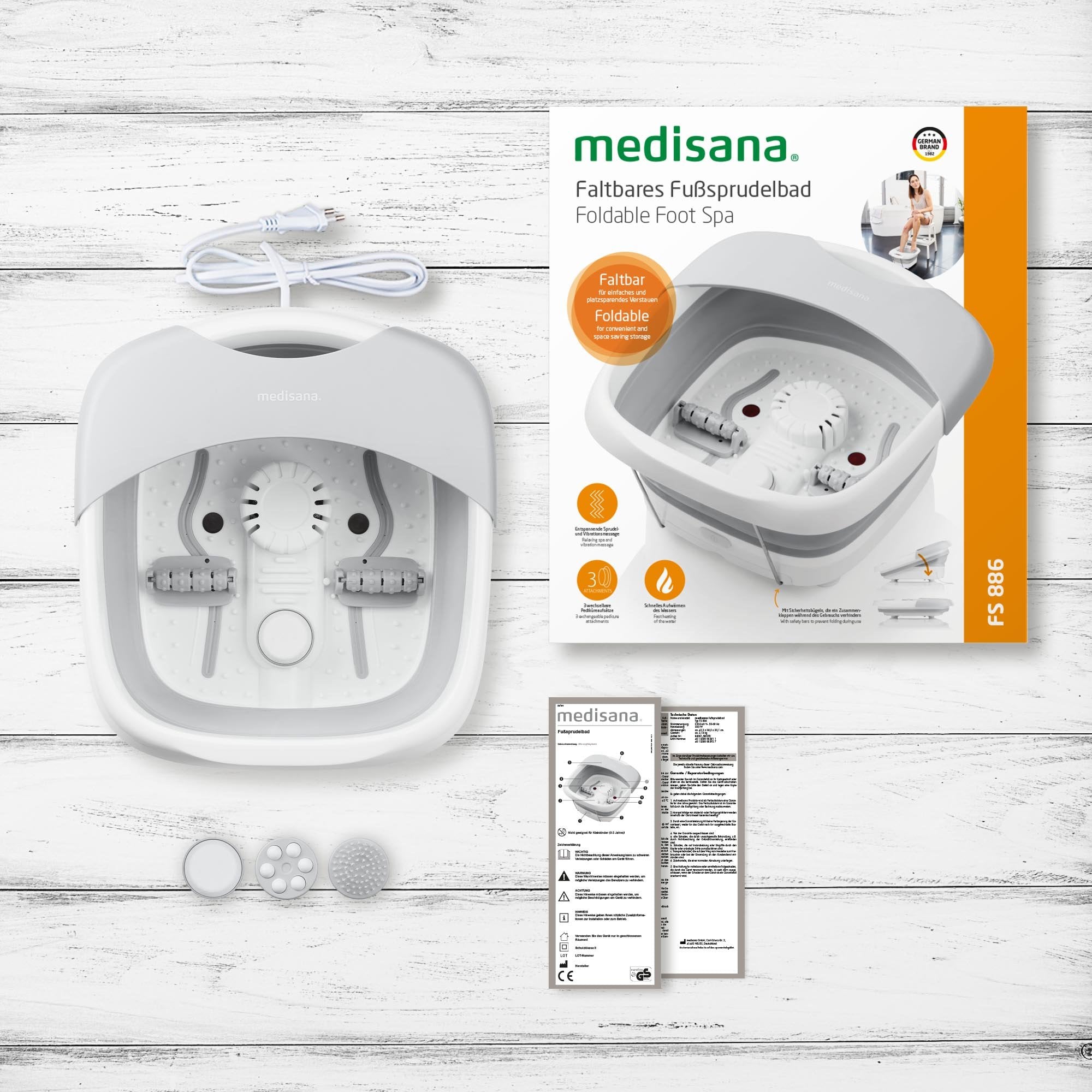 EAN 4015588883811 - Medisana FS 886 bañera de pies Blanco imagen 3