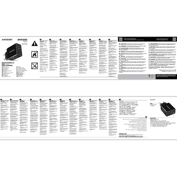 EAN 8595247905307 - Axagon ACU-QC19 cargador de dispositivo móvil Teléfono móvil, Batería portátil, Smartphone, Tableta, Univ imagen 11