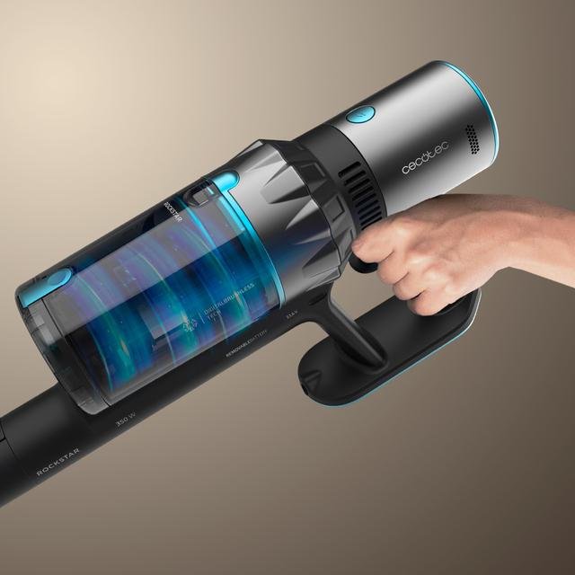 EAN 8435782188530 - Cecotec Rockstar 3500 Storm Pet Flex Conga Aspiradora escoba 2 en 1 Batería Secar Sin bolsa 500 W Negro, imagen 11