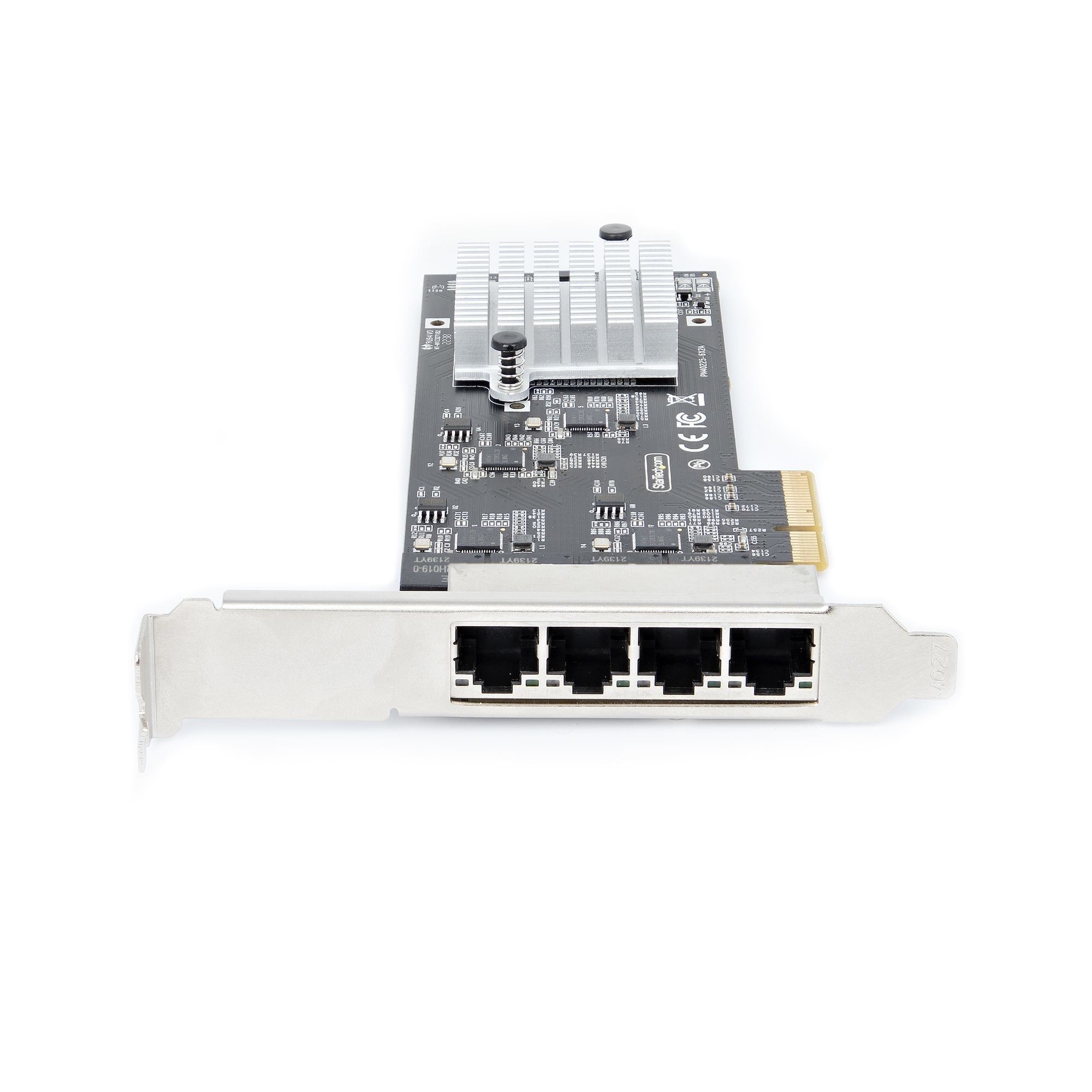 Startech.Com Tarjeta Pci Express De Red Ethernet 4 Puertos Nbase-T 2,5g - Nic I225-V - Tarjeta De Red De 4 Puertos Para Ordenador De Sobremesa - Tarjeta Pcie De Red Lan