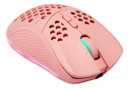 Deltaco Pm80 Gaming Maus Wireless Ultraleicht Rgb Pink