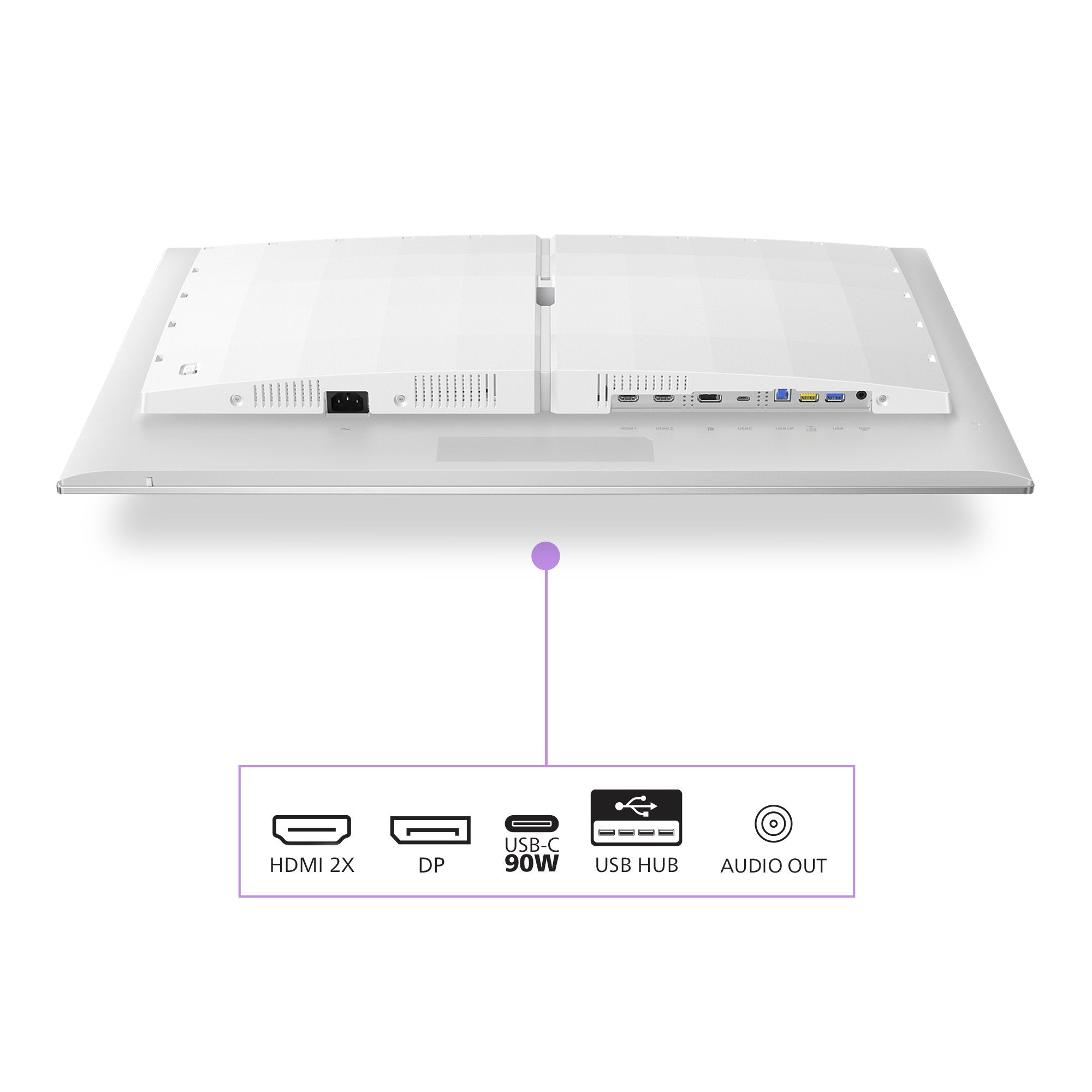Monitor Philips 32m2n8900 00 32" Wqhd Oled 175hz 250cd M2 0.03ms Hdmi2.0x2 Dp Usb Tipo C Pd90w Speakers Height Adj.