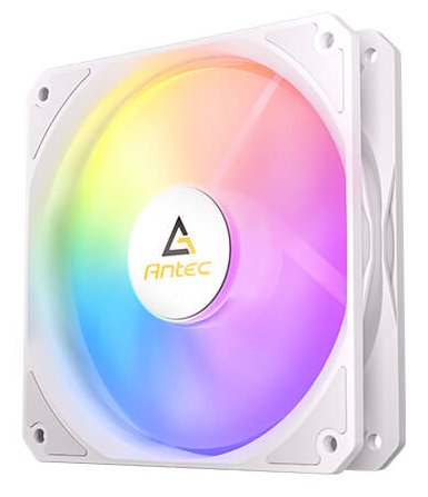 Kit 3 Ventiladores Pc Auxiliar P12 A-Rgb Blanco Antec Pack De 3/ Argb Pwm 120mm/ Anti-Vibration