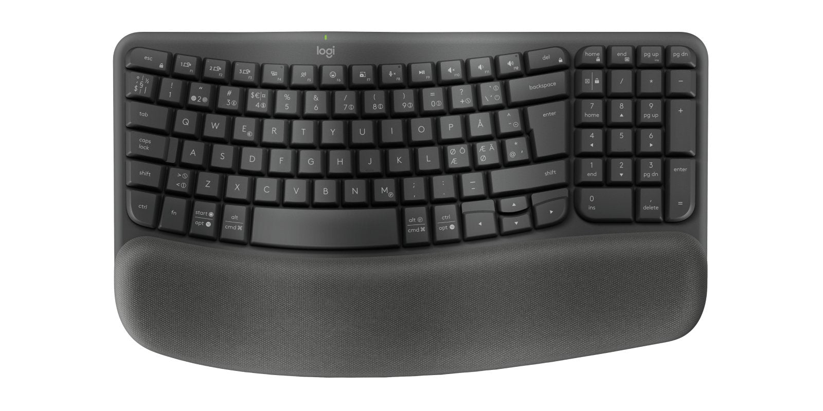 Wave Keys For Business Graphite Pan - 2.4ghz/Bt