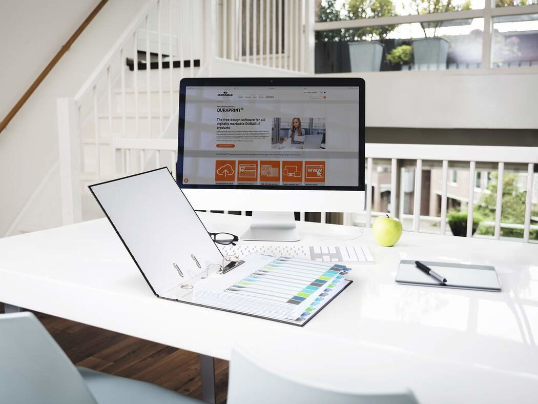 Durable 679627 Lengüeta De Índice Separador En Blanco Con Pestaña Polipropileno (Pp) Multicolor