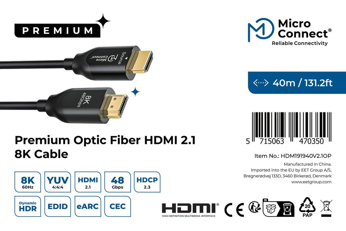 EAN 5715063470350 - Microconnect HDM191940V2.1OP cable HDMI imagen 3