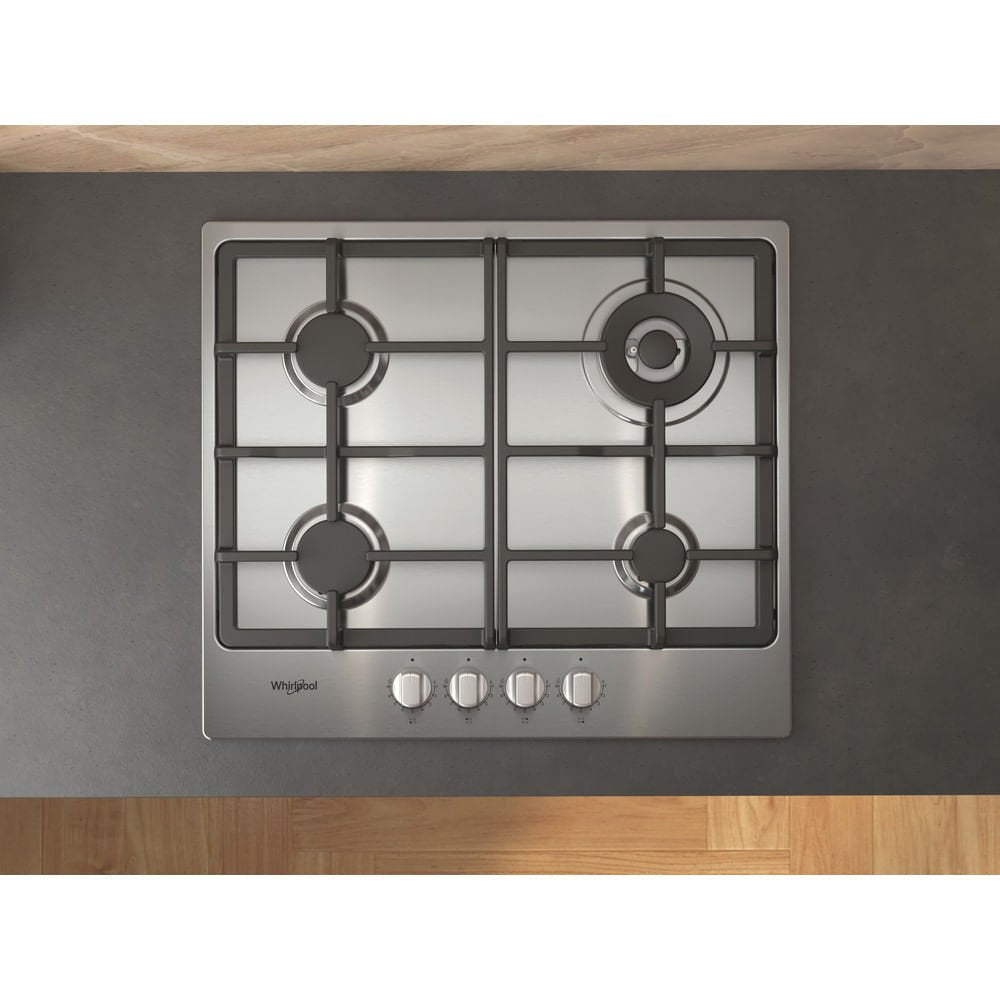 EAN 8003437641565 - Whirlpool TGML 661 IX R Acero inoxidable Integrado 58 cm Encimera de gas 4 zona(s) imagen 4