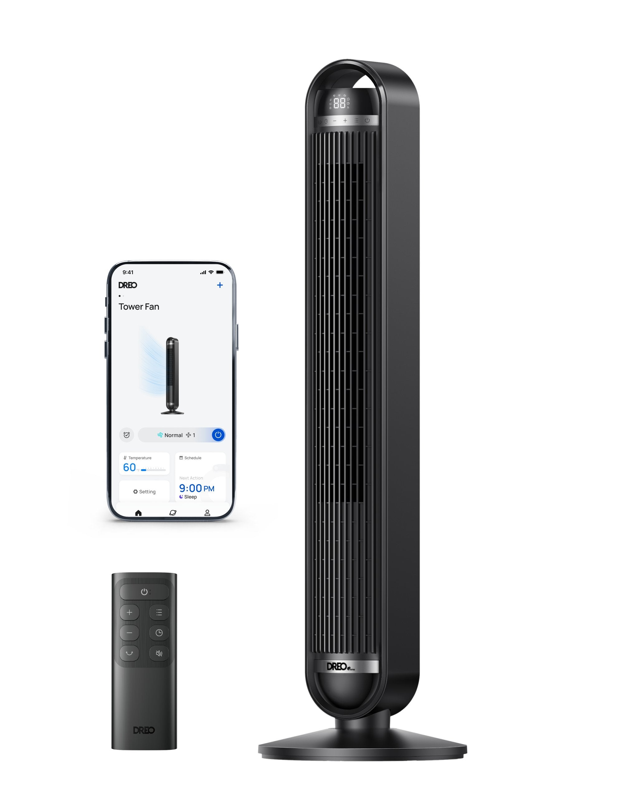EAN 0810181282856 - Dreo DR-HTF011S ventilador Negro imagen 5