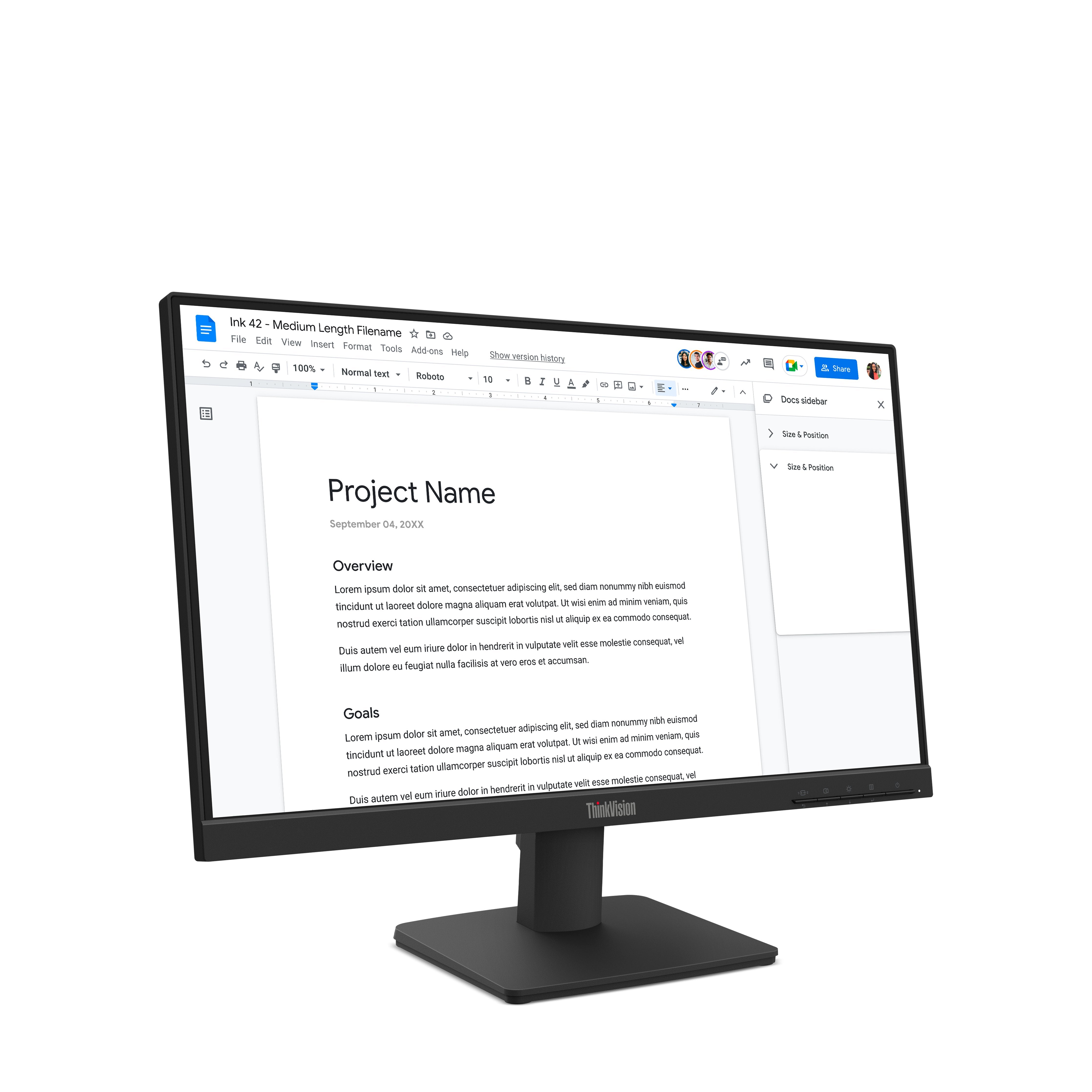 EAN 0198158439435 - Lenovo ThinkVision S22-4e pantalla para PC 54,6 cm (21.5") 1920 x 1080 Pixeles Full HD LED Negro imagen 3