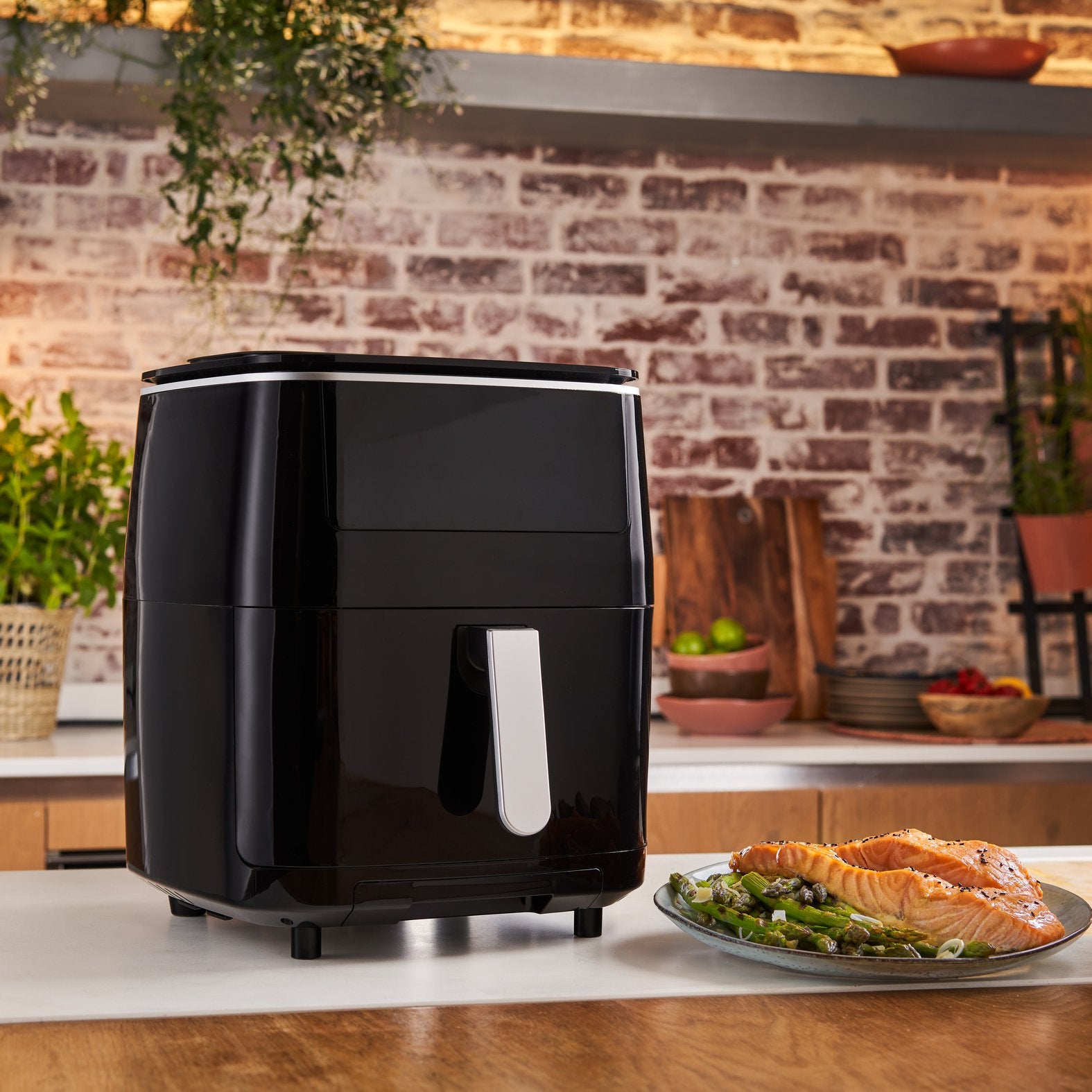 EAN 3045380020214 - Tefal Easy Fry Grill & Steam FW2018 Sencillo Independiente 1700 W Freidora de aire caliente Negro imagen 7