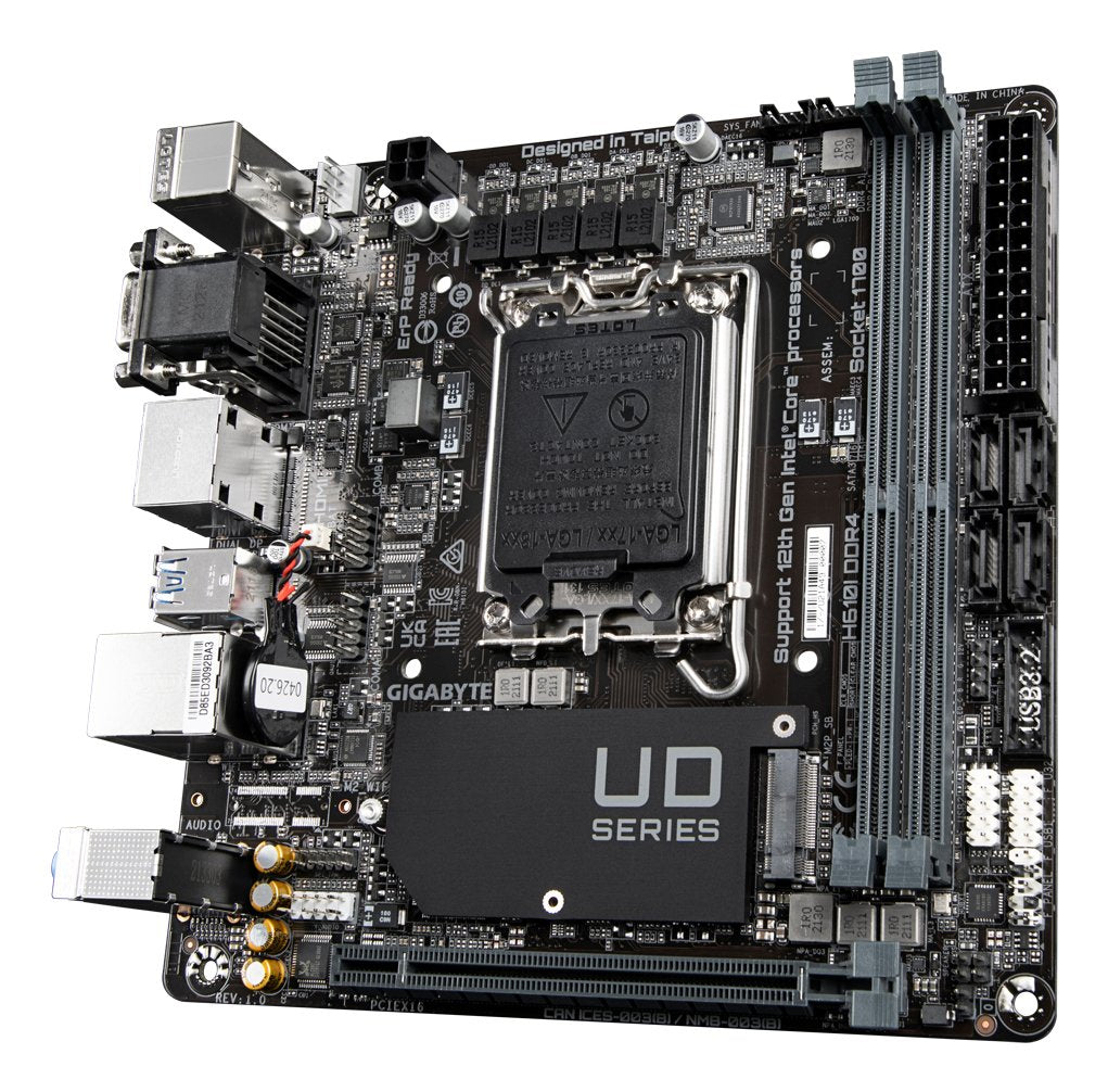 EAN 4719331834562 - GIGABYTE H610I DDR4 placa base Intel H610 Express LGA 1700 mini ITX imagen 4