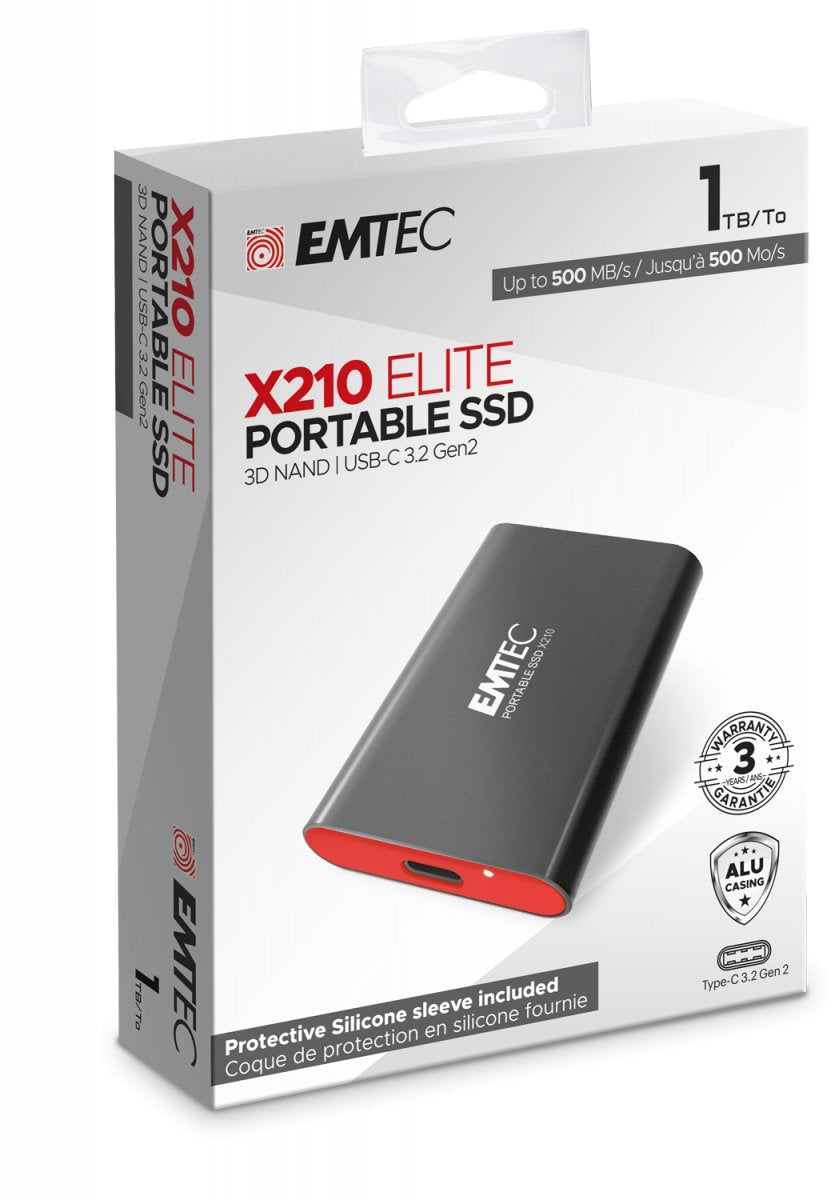 Emtec X210 Elite 1000 Gb Negro