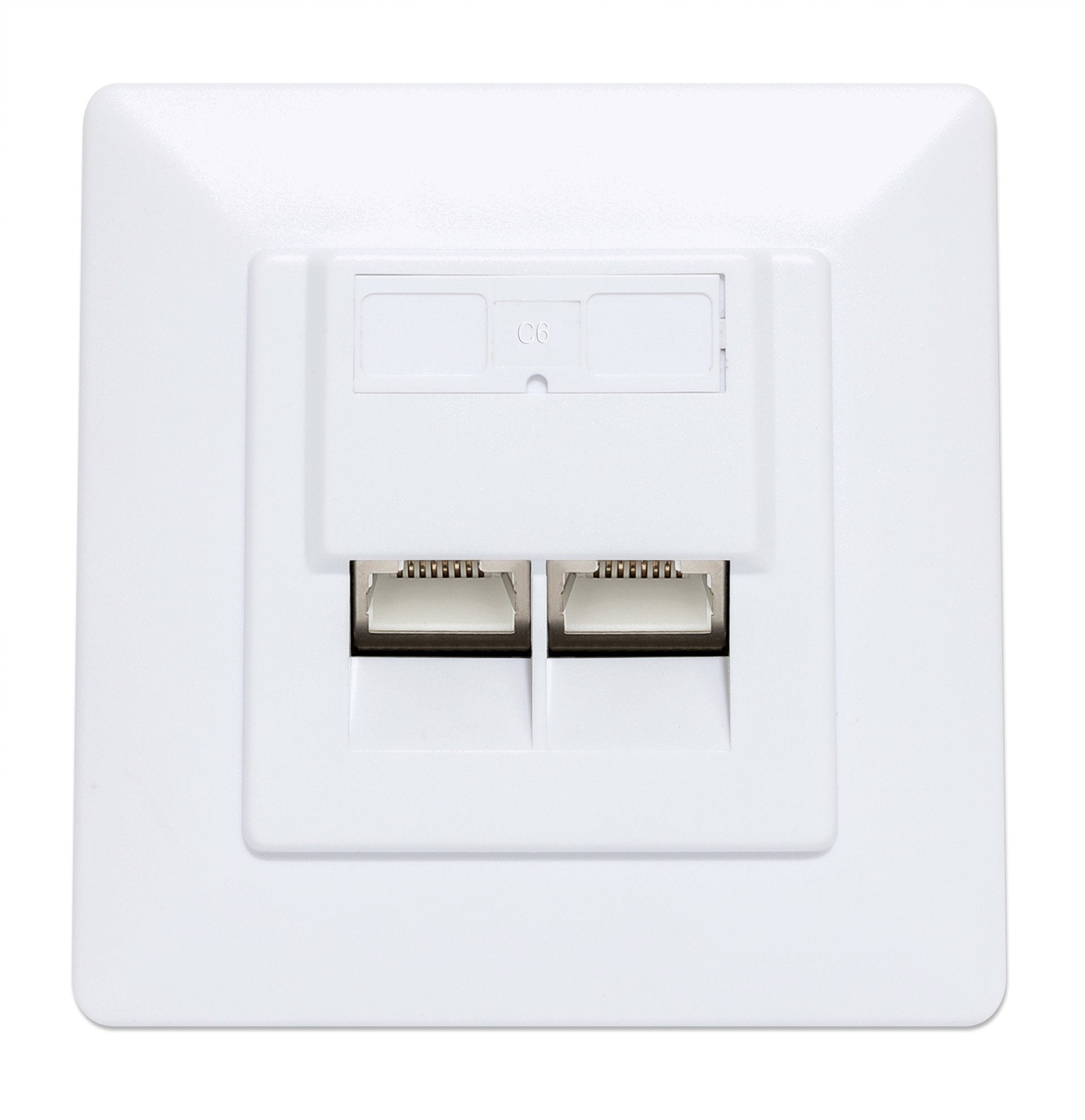 EAN 0766623771900 - Intellinet 771900 toma de corriente 2 x RJ-45 Blanco imagen 3
