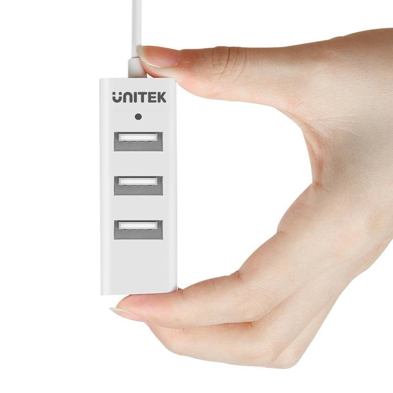 Unitek Y-2146 Hub Usb 2.0 4 Puertos 480 Mbit/S Blanco