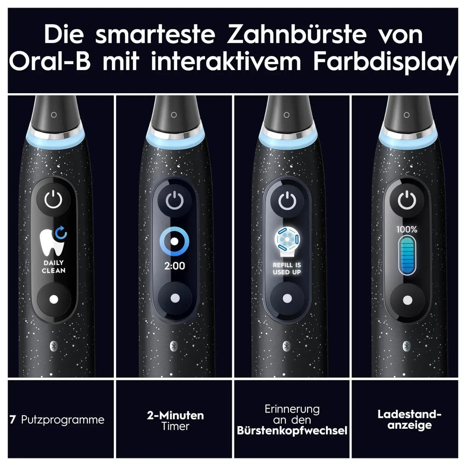EAN 8006540812068 - Oral-B iO iO10 Adulto Cepillo dental giratorio Negro imagen 7