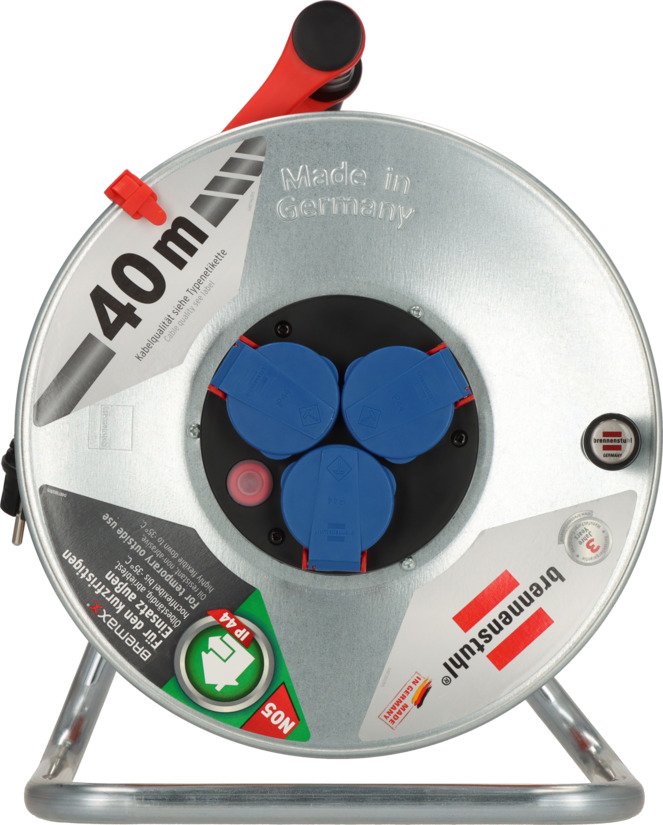 Brennenstuhl Carrete Cable De Extensión Garant S Ip44 40 M Naranja