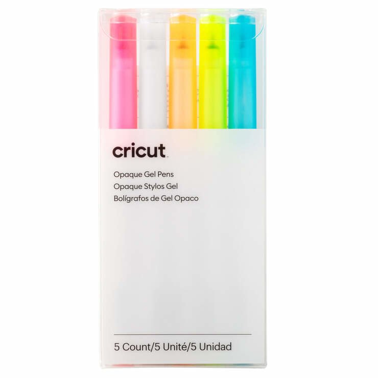 Cricut 2009849 Marcador 5 Pieza(S) Azul, Naranja, Rosa, Blanco, Amarillo