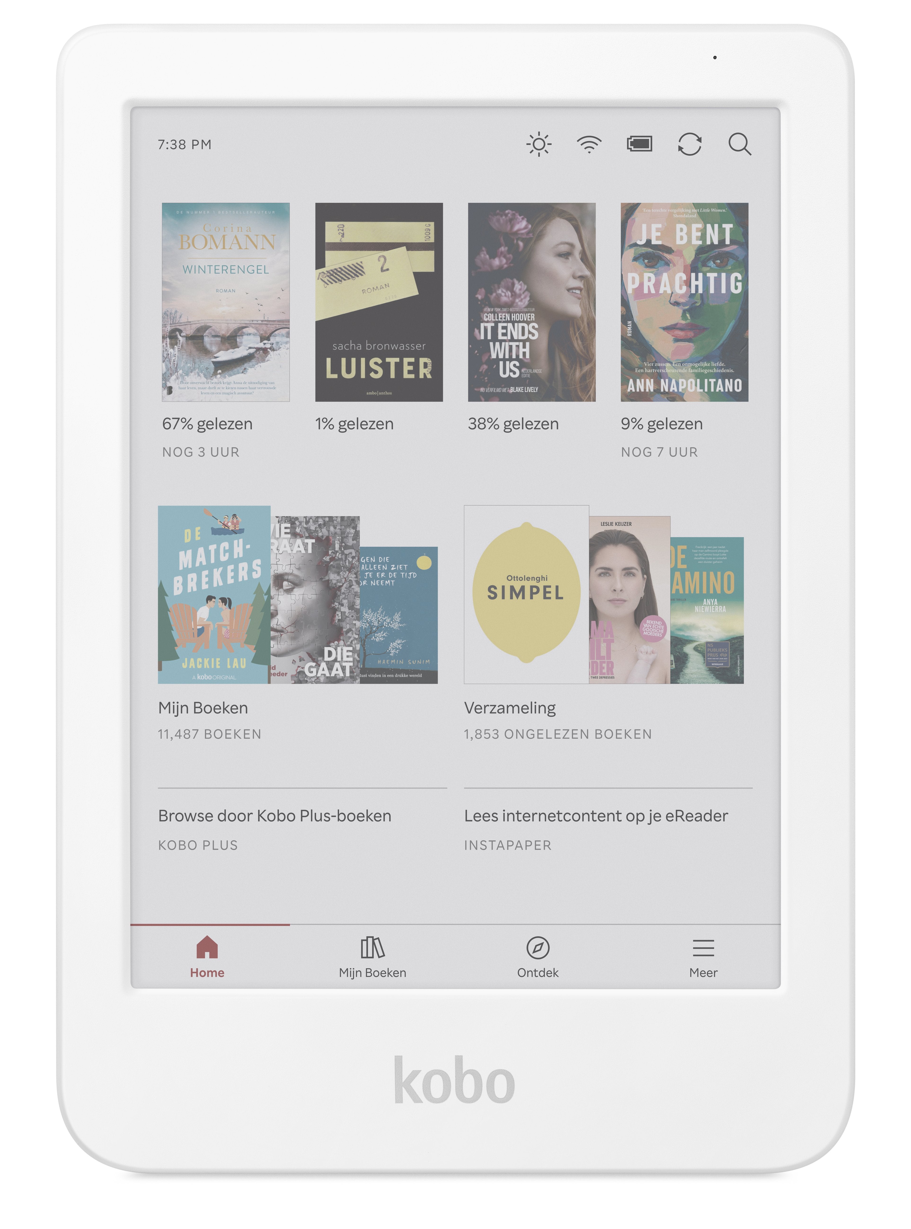 EAN 681495010042 - Kobo Clara Colour lectore de e-book Pantalla táctil 16 GB Wifi Blanco imagen 1
