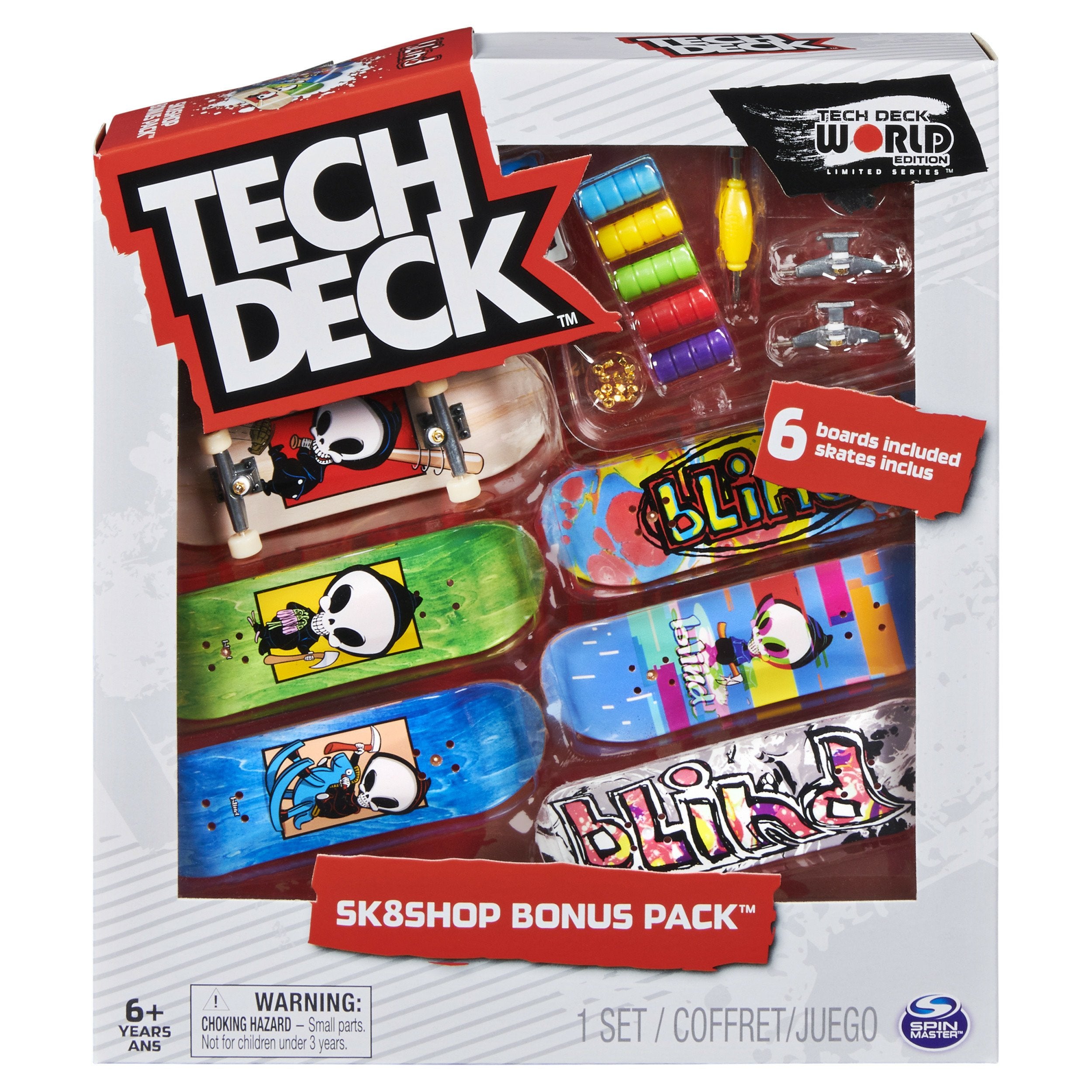 EAN 0778988238158 - Tech Deck Sk8shop Bonus Pack Conjunto de iniciación para monopatín de dedos imagen 7