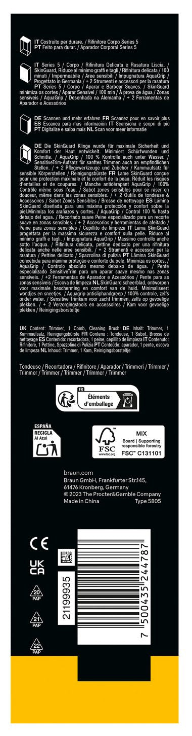 Braun Bg 5500 Bodygroomer