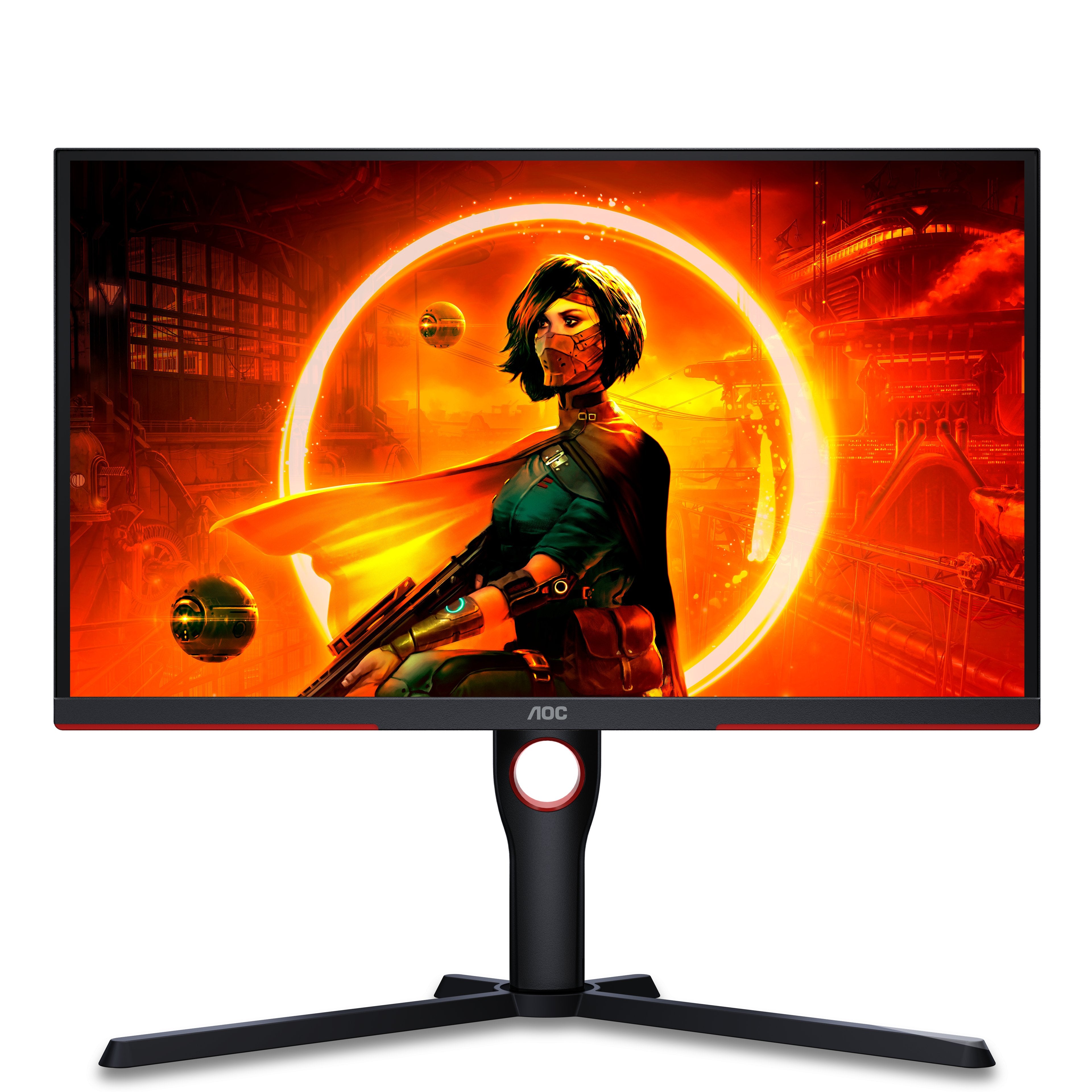 EAN 4038986140911 - AOC G3 25G3Z/69 pantalla para PC 62,2 cm (24.5") 1920 x 1080 Pixeles Negro, Rojo imagen 2