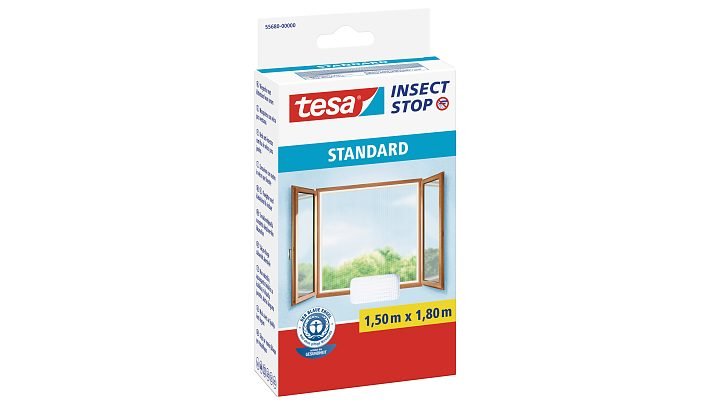 Tesa Mosquitera Cinta Velcro Emándar 1,5x1,8m Blanco
